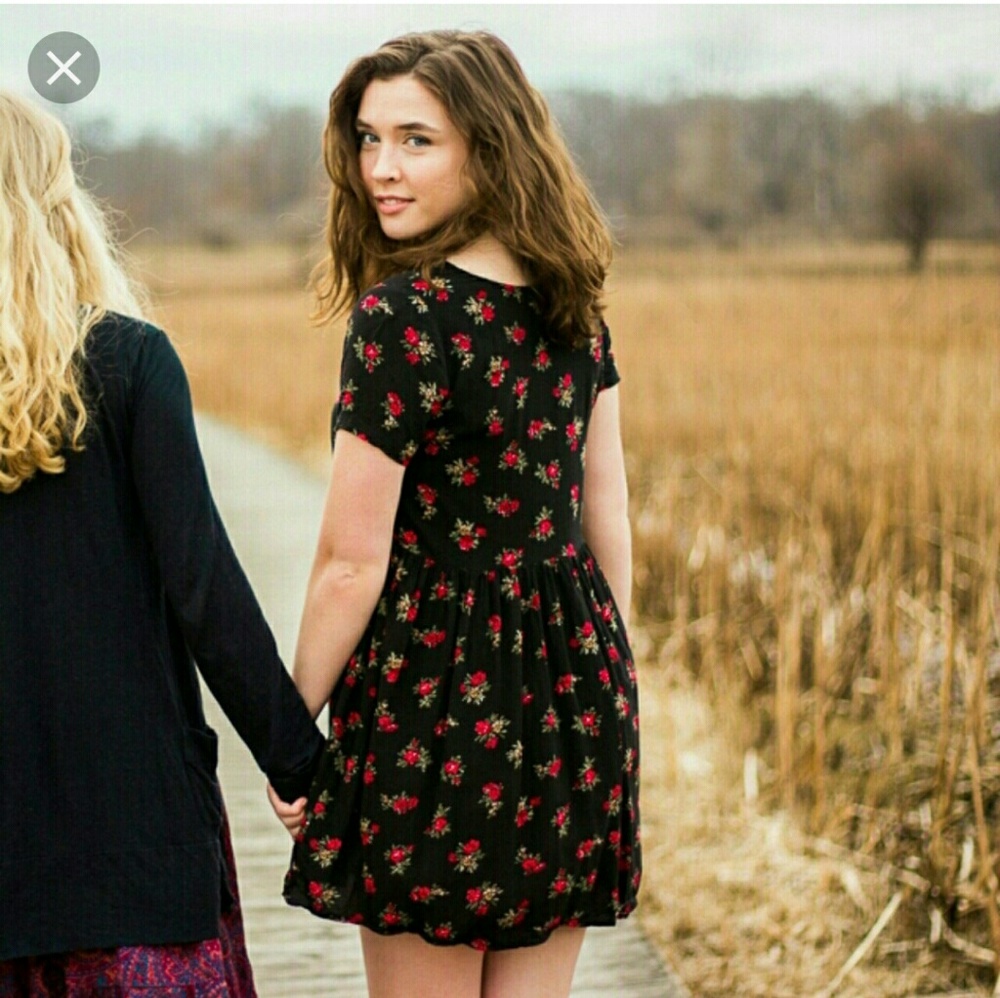 Brandy Melville Nicolette Rose Babydoll dress